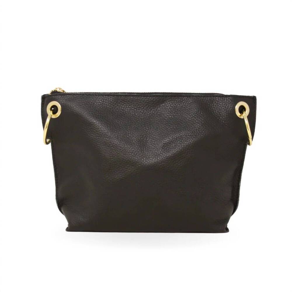 NEW GERMAN FUENTES jasmine crossbody bag with strap in black